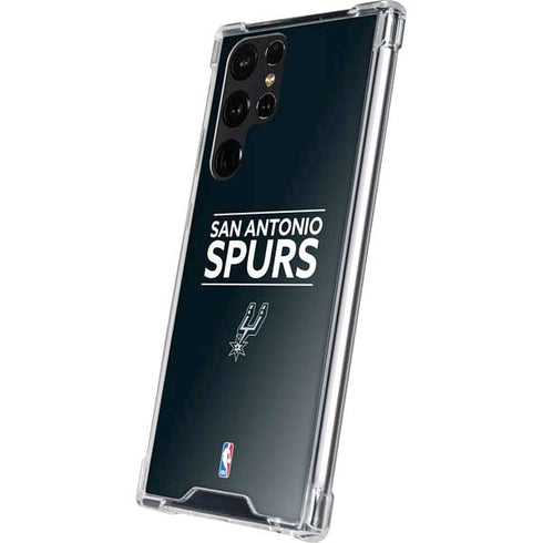 NBA San Antonio Spurs Standard - Black Galaxy S24 Ultra Clear Case