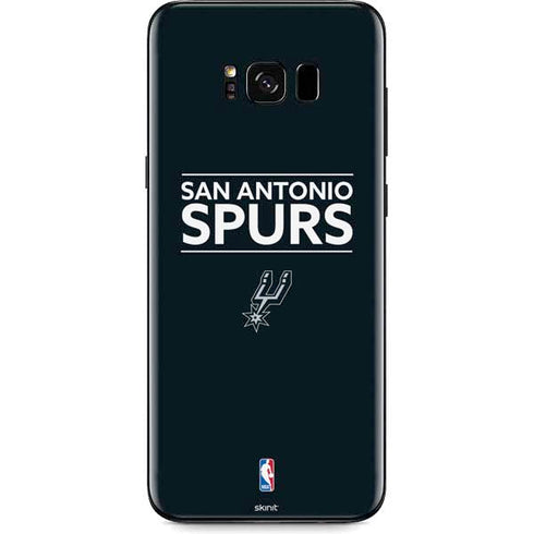 NBA San Antonio Spurs Standard - Black Galaxy S8 Plus Skin