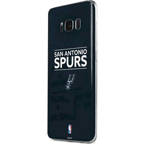 NBA San Antonio Spurs Standard - Black Galaxy S8 Plus Skin