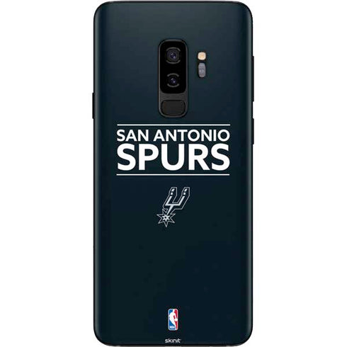 NBA San Antonio Spurs Standard - Black Galaxy S9 Plus Skin