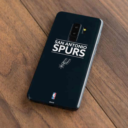 NBA San Antonio Spurs Standard - Black Galaxy S9 Plus Skin