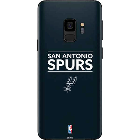 NBA San Antonio Spurs Standard - Black Galaxy S9 Skin