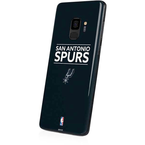 NBA San Antonio Spurs Standard - Black Galaxy S9 Skin