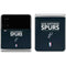 NBA San Antonio Spurs Standard - Black Galaxy Z Flip4 5G Skin
