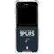 NBA San Antonio Spurs Standard - Black Galaxy Z Flip5 5G Clear Case