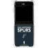 NBA San Antonio Spurs Standard - Black Galaxy Z Flip5 5G Clear Case