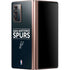 NBA San Antonio Spurs Standard - Black Galaxy Z Fold2 5G Skin