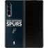 NBA San Antonio Spurs Standard - Black Galaxy Z Fold3 5G Skin