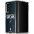 NBA San Antonio Spurs Standard - Black Galaxy Z Fold4 5G Clear Case