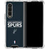 NBA San Antonio Spurs Standard - Black Galaxy Z Fold4 5G Clear Case