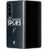 NBA San Antonio Spurs Standard - Black Galaxy Z Fold4 5G Skin