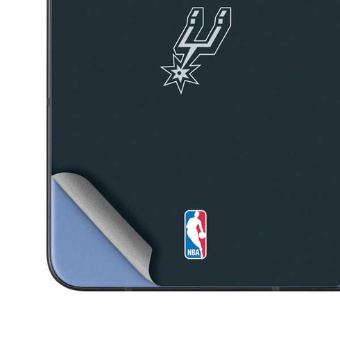 NBA San Antonio Spurs Standard - Black Galaxy Z Fold5 5G Skin