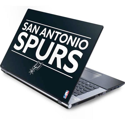 NBA San Antonio Spurs Standard - Black Generic Laptop Skin