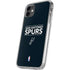 NBA San Antonio Spurs Standard - Black iPhone 11 Clear Case