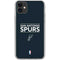 NBA San Antonio Spurs Standard - Black iPhone 11 Clear Case