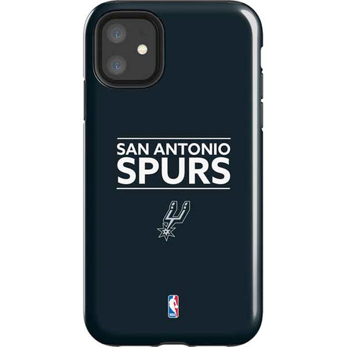 NBA San Antonio Spurs Standard - Black iPhone 11 Impact Case