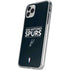 NBA San Antonio Spurs Standard - Black iPhone 11 Pro Clear Case