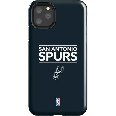 NBA San Antonio Spurs Standard - Black iPhone 11 Pro Max Impact Case