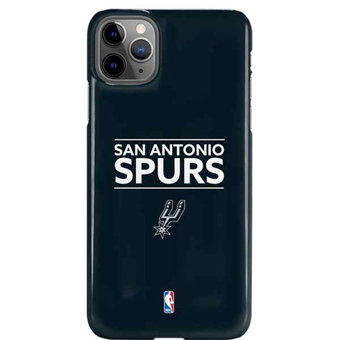 NBA San Antonio Spurs Standard - Black iPhone 11 Pro Max Lite Case