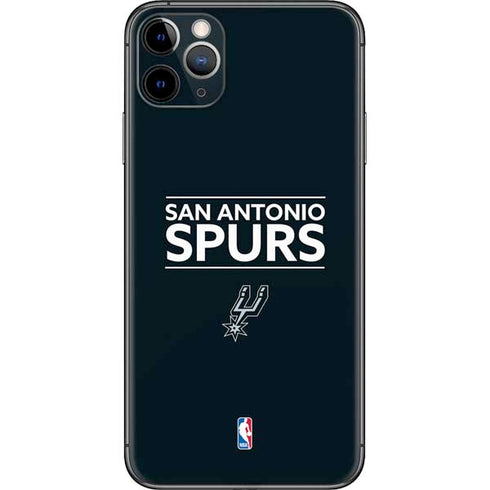 NBA San Antonio Spurs Standard - Black iPhone 11 Pro Max Skin