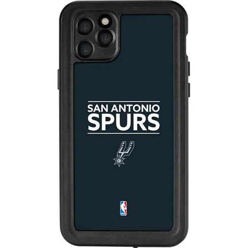 NBA San Antonio Spurs Standard - Black iPhone 11 Pro Max Waterproof Case