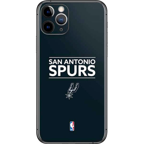 NBA San Antonio Spurs Standard - Black iPhone 11 Pro Skin