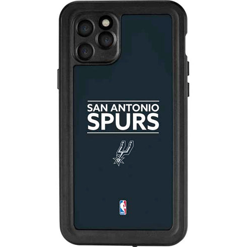 NBA San Antonio Spurs Standard - Black iPhone 11 Pro Waterproof Case