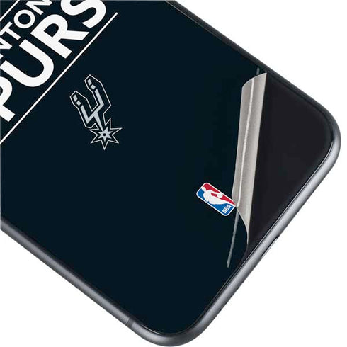 NBA San Antonio Spurs Standard - Black iPhone 11 Skin