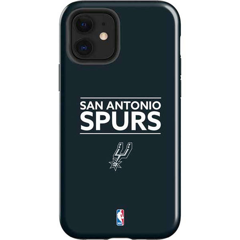 NBA San Antonio Spurs Standard - Black iPhone 12 Impact Case