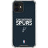 NBA San Antonio Spurs Standard - Black iPhone 12 Mini Clear Case