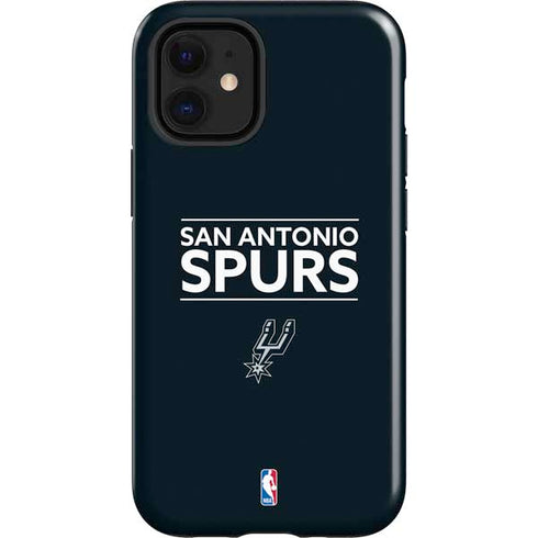 NBA San Antonio Spurs Standard - Black iPhone 12 Mini Impact Case