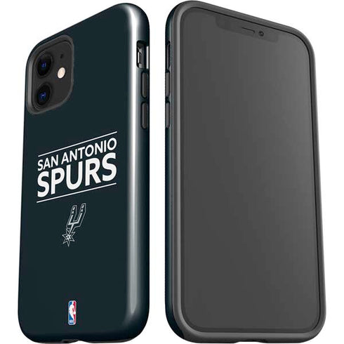 NBA San Antonio Spurs Standard - Black iPhone 12 Mini Impact Case