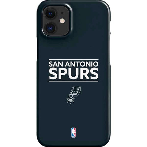 NBA San Antonio Spurs Standard - Black iPhone 12 Mini Lite Case