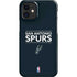 NBA San Antonio Spurs Standard - Black iPhone 12 Mini Lite Case
