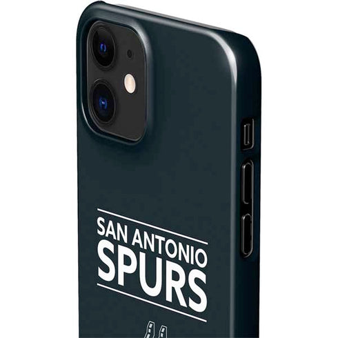NBA San Antonio Spurs Standard - Black iPhone 12 Mini Lite Case