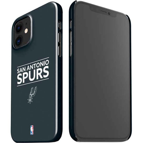 NBA San Antonio Spurs Standard - Black iPhone 12 Mini Lite Case