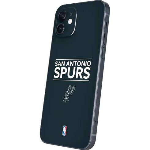NBA San Antonio Spurs Standard - Black iPhone 12 Mini Skin
