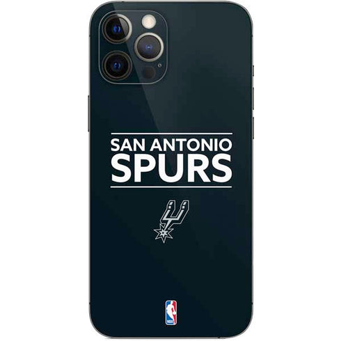 NBA San Antonio Spurs Standard - Black iPhone 12 Pro Max Skin