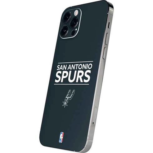 NBA San Antonio Spurs Standard - Black iPhone 12 Pro Max Skin