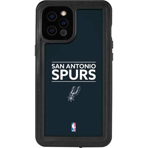 NBA San Antonio Spurs Standard - Black iPhone 12 Pro Max Waterproof Case
