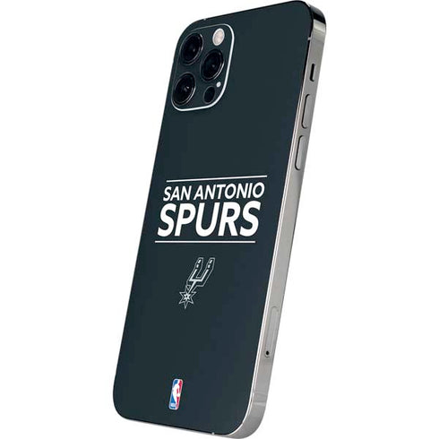 NBA San Antonio Spurs Standard - Black iPhone 12 Pro Skin