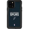 NBA San Antonio Spurs Standard - Black iPhone 12 Pro Waterproof Case