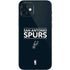 NBA San Antonio Spurs Standard - Black iPhone 12 Skin