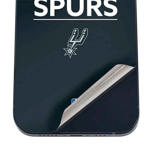 NBA San Antonio Spurs Standard - Black iPhone 12 Skin