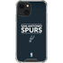 NBA San Antonio Spurs Standard - Black iPhone 13 Clear Case