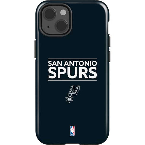 NBA San Antonio Spurs Standard - Black iPhone 13 Impact Case