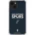 NBA San Antonio Spurs Standard - Black iPhone 13 Mini Clear Case