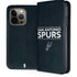 NBA San Antonio Spurs Standard - Black iPhone 13 Pro Folio Case