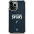 NBA San Antonio Spurs Standard - Black iPhone 13 Pro Max Clear Case