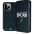 NBA San Antonio Spurs Standard - Black iPhone 13 Pro Max Folio Case